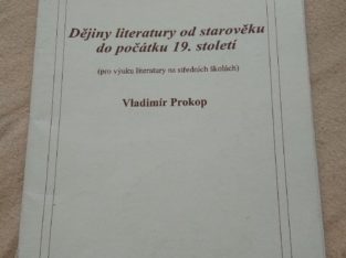 Dějiny literatury od starověku do počátku 19. století