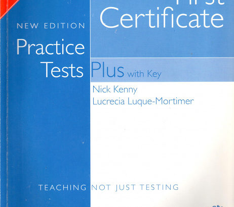 First certificate practice test plus with key + CD