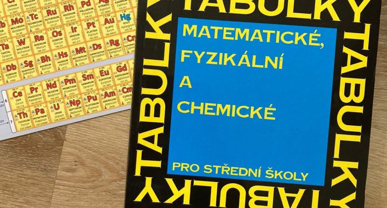 TABULKY matematické, fyzikální, chemické