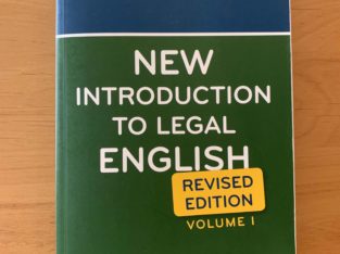 New Introduction To Legal English – Marta Chromá