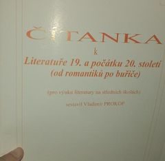 ČÍTANKA k Literatuře 19. a počátku 20. století