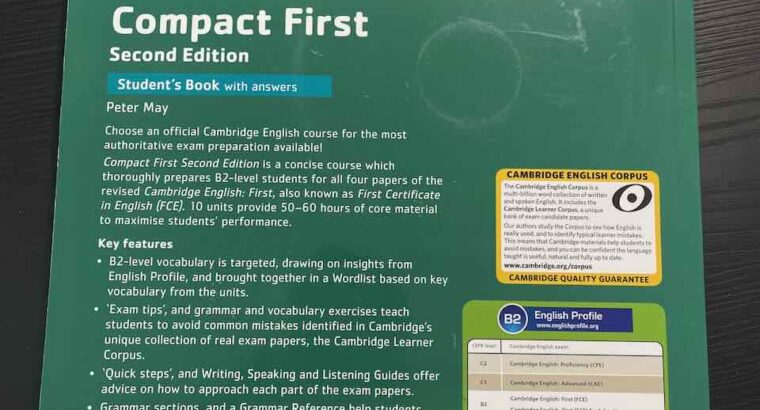 Compact First – Student´s Book with Answers + CD